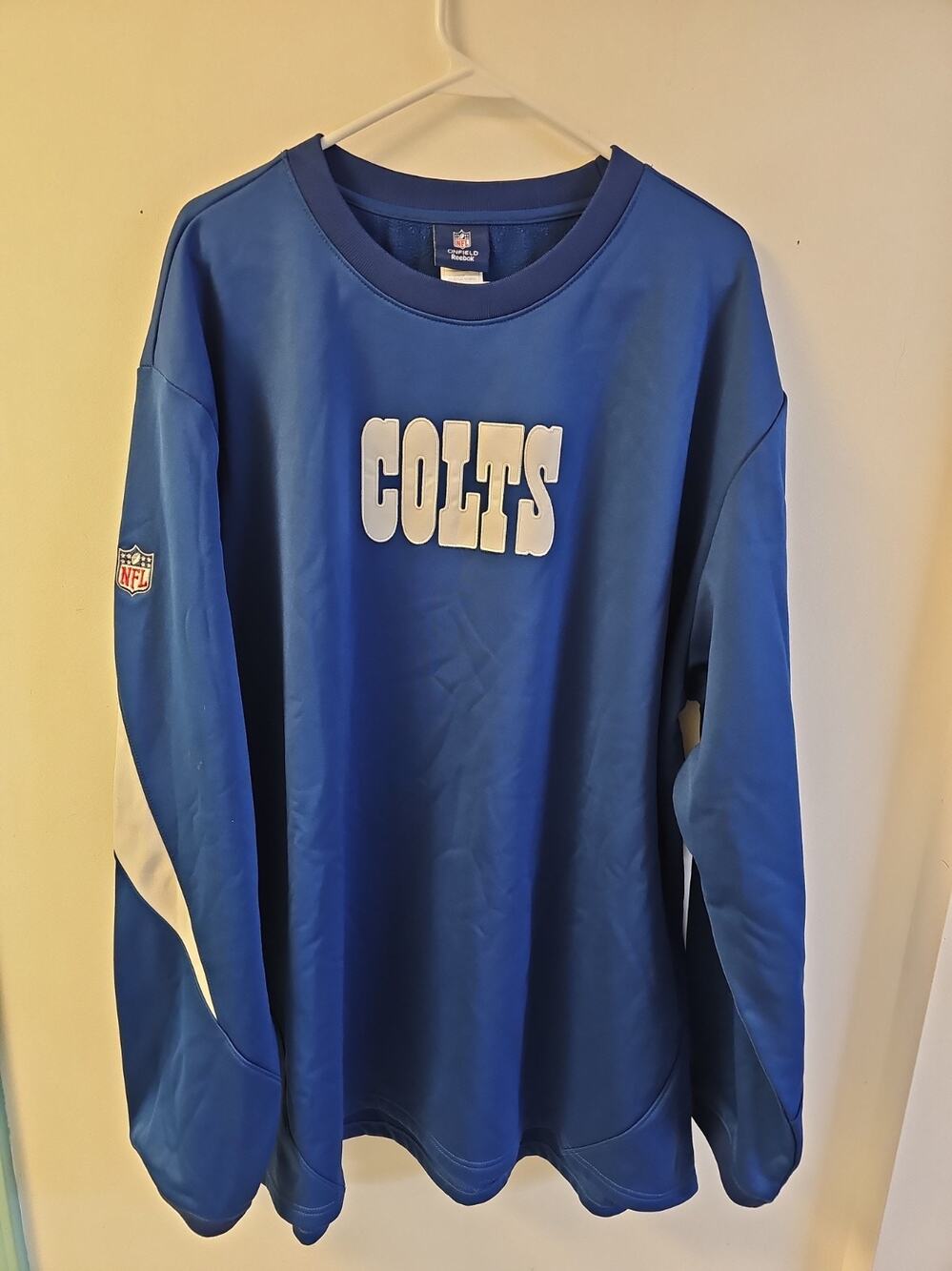 Reebok On Field Indianapolis Colts Crewneck Sweatshirt Mens 3XL NFL Football